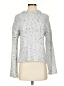 Ann Taylor Tweed Silver Turtleneck Sweater Size XS - photo 1