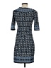 Max Studio Print Blue Casual Dress Size S (estimated) - photo 2