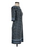 Max Studio Print Blue Casual Dress Size S (estimated) - photo 4
