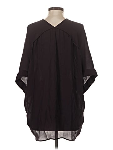 Vince. 3/4 Sleeve Silk Top (view 2)