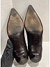 Chanel Black Brown Vintage Leather Pointed Toe Pumps Size EU 38 - photo 7