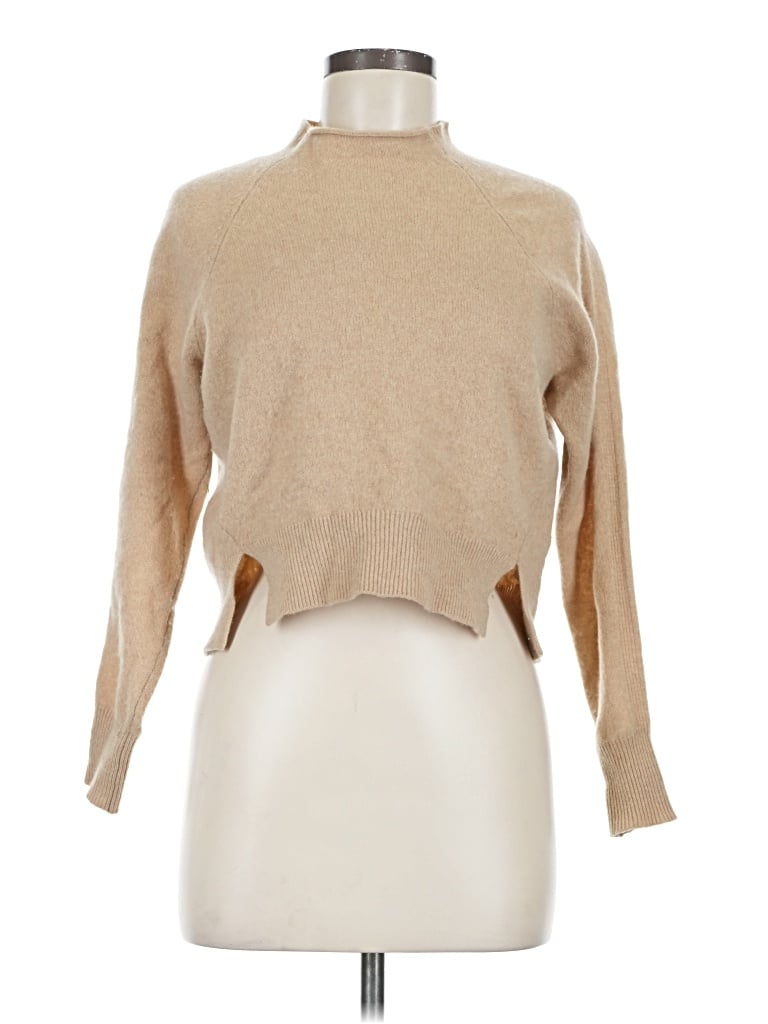 Pre-owned Frame Cashmere Pullover Sweater In Tan
