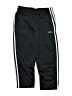 Adidas 100% Polyester Black Track Pants Size 18 - photo 1