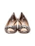 Luciano Padovan 100% Leather Animal Print Ivory Brown Flats Size EU 42 - photo 2