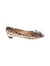 Luciano Padovan 100% Leather Animal Print Ivory Brown Flats Size EU 42 - photo 1