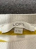Ann Taylor LOFT Stripes Yellow Pullover Sweater Size XL - photo 7