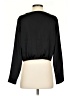 RACHEL Rachel Roy 100% Polyester Black Long Sleeve Top Size S - photo 2