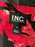 INC International Concepts 100% Polyester Floral Red Long Sleeve Blouse Size S - photo 7
