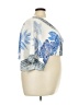 Shein Curve Blue 3/4 Sleeve Blouse Size 16 Plus (2) - photo 4