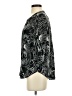 Maeve 100% Rayon Animal Print Black 3/4 Sleeve Blouse Size 0 - photo 5