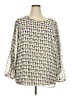 Talbots 100% Polyester Ivory 3/4 Sleeve Blouse Size 2X - photo 1