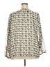 Talbots 100% Polyester Ivory 3/4 Sleeve Blouse Size 2X - photo 2