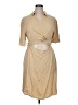 ELOQUII 100% Rayon Tan Casual Dress Size 14 Plus - photo 1