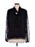 Alfani 100% Polyester Black Long Sleeve Blouse Size XL - photo 1