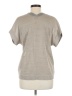 Brunello Cucinelli 100% Cotton Gray Short Sleeve Top Size M - photo 2