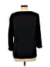 Peter Nygard 100% Polyester Black 3/4 Sleeve Blouse Size L (estimated) - photo 2