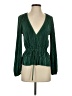 Zara Green Long Sleeve Blouse Size S - photo 1