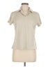 Slazenger 100% Polyester Tan Short Sleeve Blouse Size M - photo 1