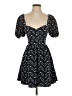 Blue Rain 100% Polyester Hearts Black Cocktail Dress Size S - photo 1