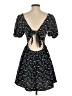 Blue Rain 100% Polyester Hearts Black Cocktail Dress Size S - photo 2
