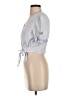 Shein Blue Short Sleeve Blouse Size 4 - photo 5
