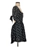 Blue Rain 100% Polyester Hearts Black Cocktail Dress Size S - photo 4