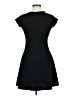 Aqua Solid Black Casual Dress Size M - photo 2