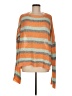 Assorted Brands 100% Acrylic Stripes Orange Pullover Sweater Size M - photo 1