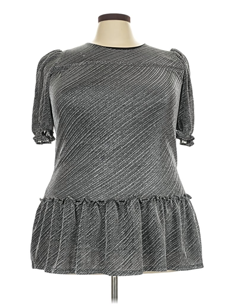 Pre-owned Assorted Brands Casual Dress In Gray