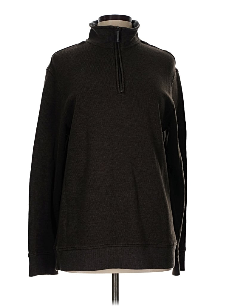 Pre-owned Van Heusen Sweatshirt In Black