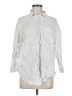 Zara Ivory Long Sleeve Button-Down Shirt Size M - photo 1