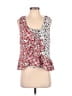 CAbi 100% Polyester Red Sleeveless Blouse Size S - photo 1