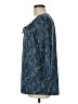 Lands' End Blue 3/4 Sleeve Blouse Size M - photo 5