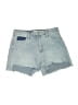 Time and Tru 100% Cotton Blue Denim Shorts Size 8 - photo 1