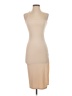 Shein Solid Tan Cocktail Dress Size 2 - photo 1