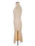 Shein Solid Tan Cocktail Dress Size 2 - photo 5
