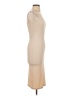 Shein Solid Tan Cocktail Dress Size 2 - photo 4