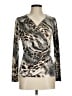 Cache Gray Long Sleeve Top Size M - photo 1