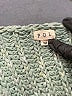 Pol 100% Polyester Tweed Green Pullover Sweater Size M - photo 4