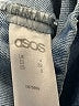 ASOS 100% Baumwolle Solid Blue Denim Skirt Size 0 - photo 4