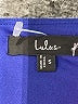 Lulus Color Block Blue Jumpsuit Size S - photo 4