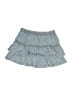 Fleur Solid Blue Denim Skirt Size 4 - 5 - photo 2