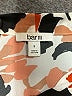 Bar III 100% Polyester Print Orange Short Sleeve Blouse Size S - photo 7
