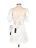 Lulus 100% Polyester White Cocktail Dress Size S - photo 2
