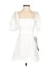 Lulus 100% Polyester White Cocktail Dress Size S - photo 1