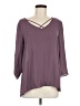 Hippie Rose 100% Polyester Purple 3/4 Sleeve Blouse Size M - photo 1