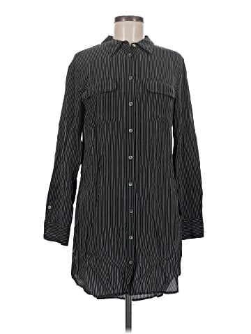 Equipment Long Sleeve Silk Top (view 1)