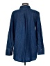 Talbots 100% Cotton Solid Blue Long Sleeve Button-Down Shirt Size M - photo 2