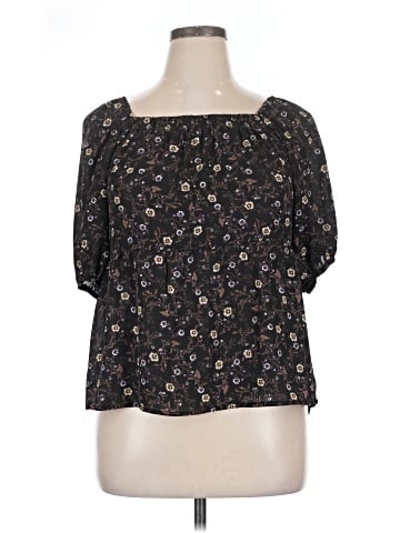 Bobeau Short Sleeve Blouse (view 1)