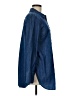 Talbots 100% Cotton Solid Blue Long Sleeve Button-Down Shirt Size M - photo 4